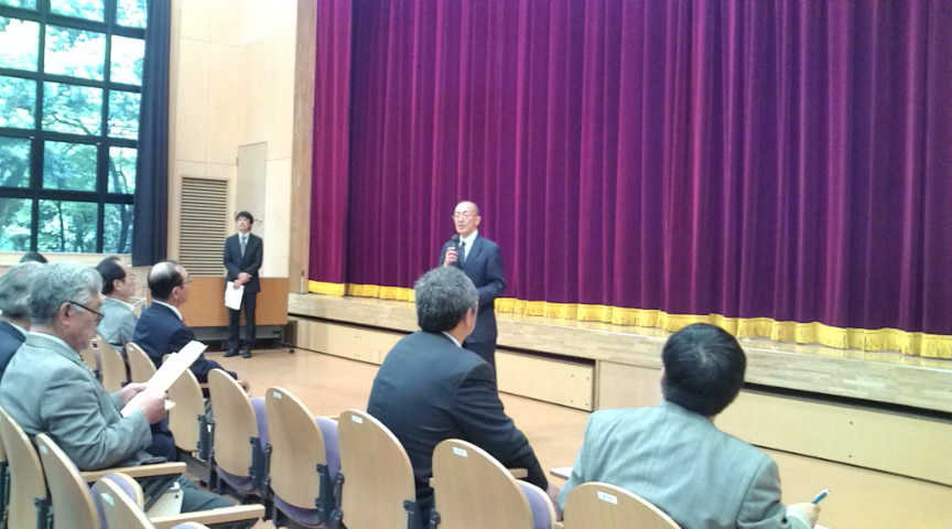 開会宣言・蛭田実行委員長